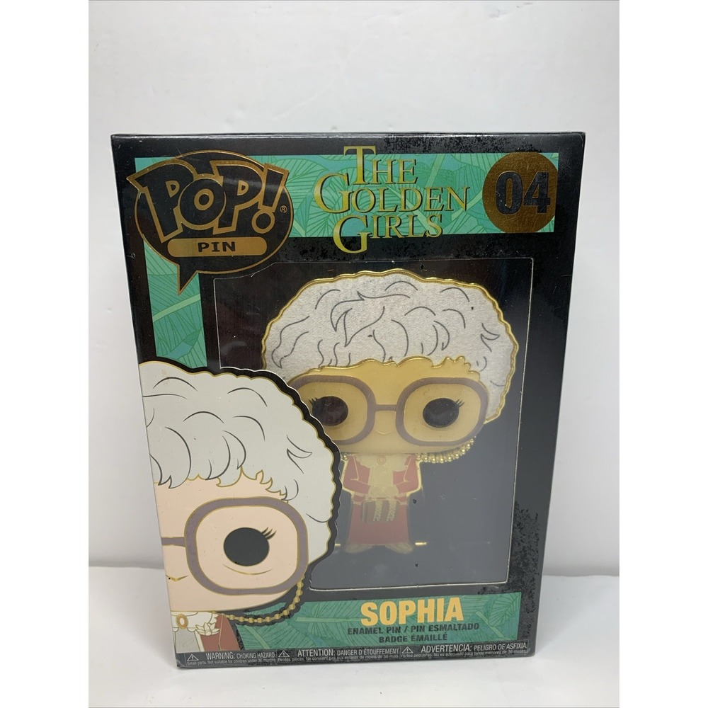 Funko Pop‎ Pin: The Golden Girls - Sophia #04 Collectible Enamel Pin New